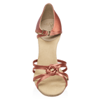 820-X Blizzard Xtra | Dark Tan Satin | Ladies Latin Dance Shoes