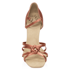821XHB Colorado (Hook Buckle - Pyramid Sole) | Dark Tan Satin