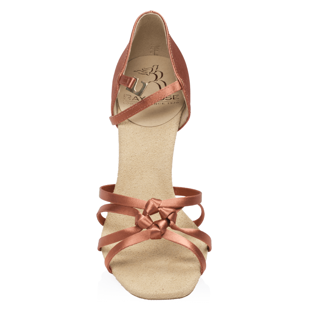 821XHB Colorado (Hook Buckle - Pyramid Sole) | Dark Tan Satin