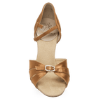 871-X Pavo - Light Tan Satin | Ladies Latin Dance Shoes