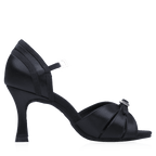 871-X Pavo - Black Satin | Ladies Latin Dance Shoes