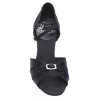 871-X Pavo - Black Satin | Ladies Latin Dance Shoes