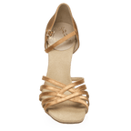 882-X Tiina Xtra | Light Tan Satin  | Latin Dance Shoes
