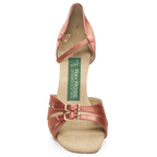 Aquila | Dark Tan Satin | Ladies Latin Dance Shoes