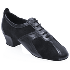 410 Breeze | Black Suede/Black Leather | Practice Dance Shoes