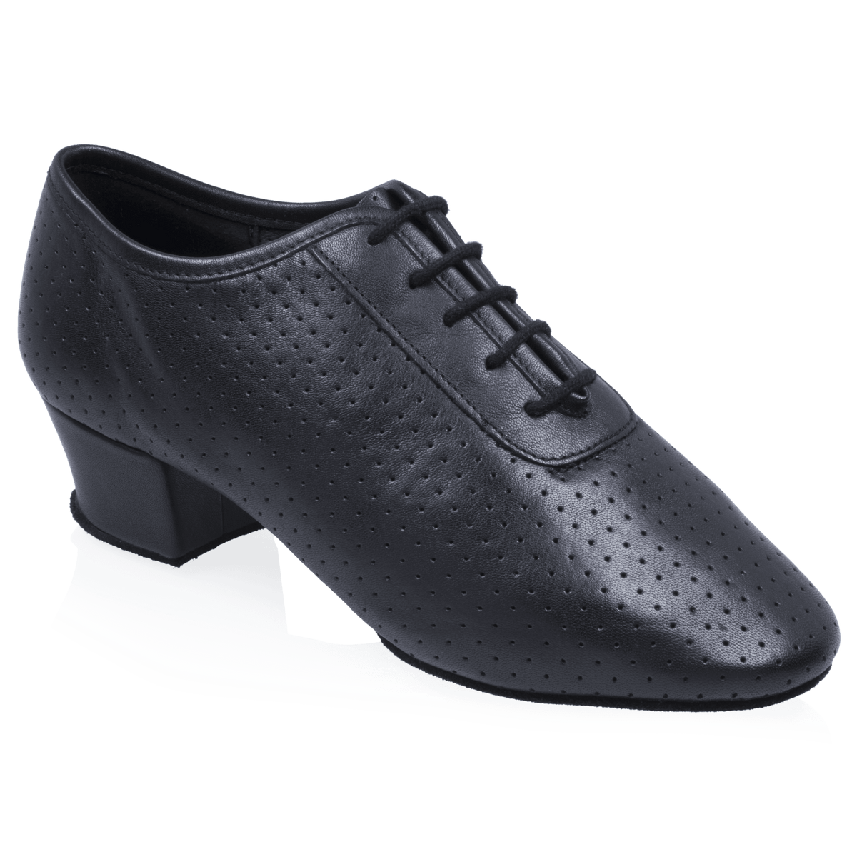 415 Solstice | Black Perforated Leather