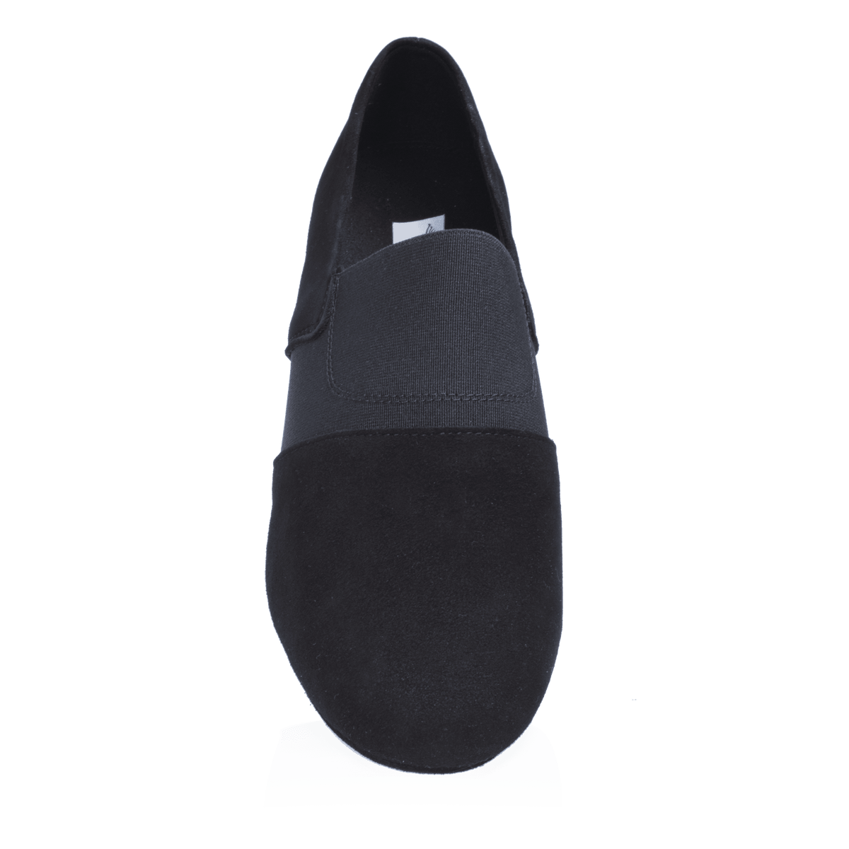 419 Luna | Black Nappa Suede Leather/Elastic