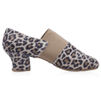 419 Luna | Leopard Print Leather/Elastic