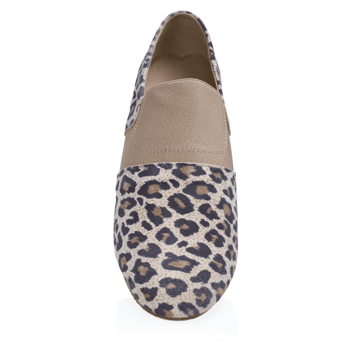 419 Luna | Leopard Print Leather/Elastic