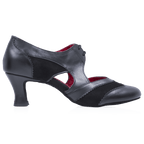 L111 Lorna Lee | Black Leather/Suede