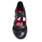 L111 Lorna Lee | Black Leather/Suede