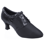 413 Artemis | Black Croc Leather/Black Mesh
