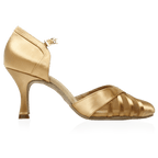 102 Missouri | Flesh Satin | Standard Ballroom Dance Shoes