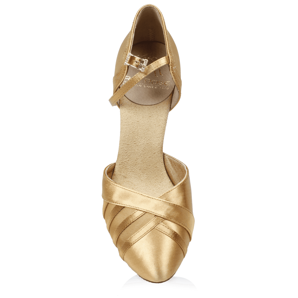 102 Missouri | Flesh Satin | Standard Ballroom Dance Shoes