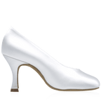 106A Landslide | White Satin | Standard Ballroom Dance Shoes