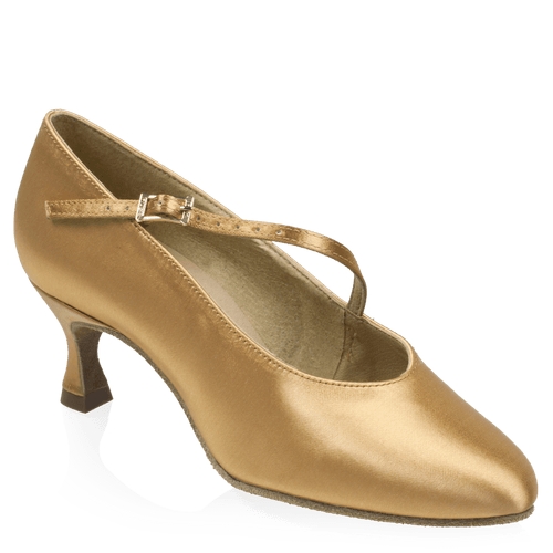 118 Mudslide | Flesh Satin | Standard Ballroom Dance Shoes