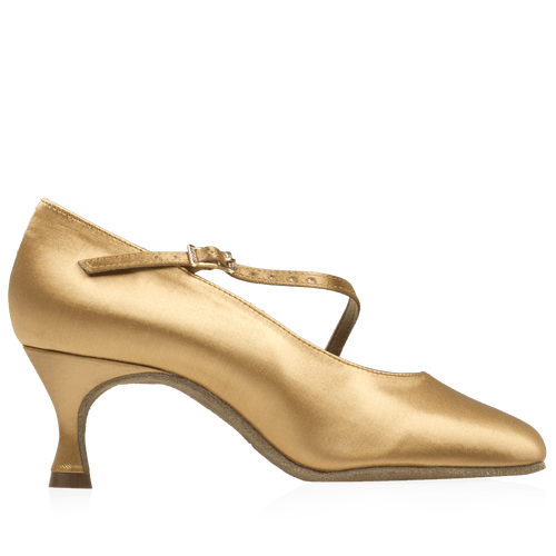 118 Mudslide | Flesh Satin | Standard Ballroom Dance Shoes