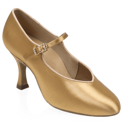 146A Serengeti | Flesh Satin  | Standard Ballroom Dance Shoes