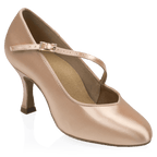 985A Sinai | Light Flesh Satin | Standard Ballroom Dance Shoes