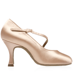 985A Sinai | Light Flesh Satin | Standard Ballroom Dance Shoes
