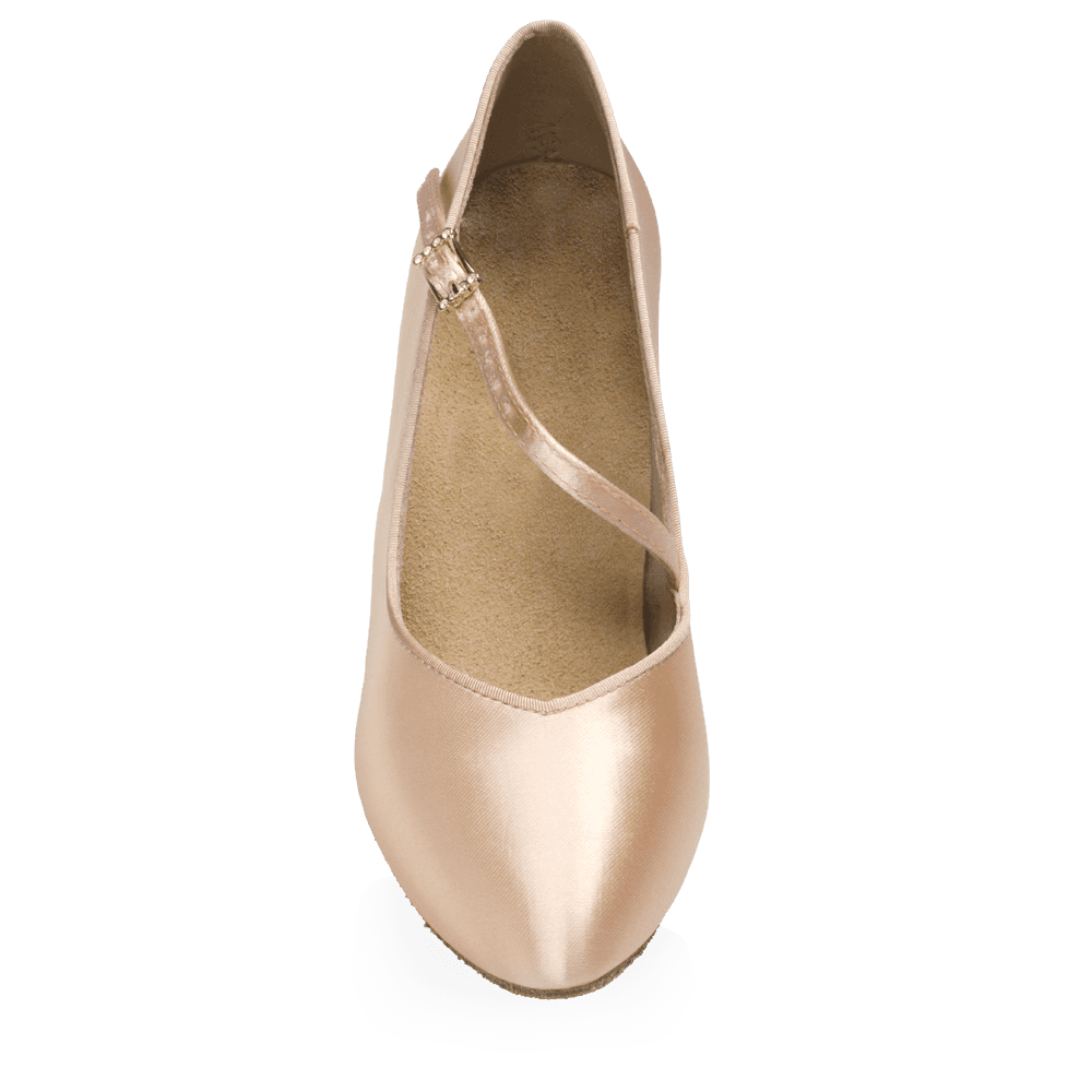 985A Sinai | Light Flesh Satin | Standard Ballroom Dance Shoes