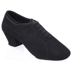 BW111 Bryan Watson | Black Nappa Suede | Latin Dance Shoes