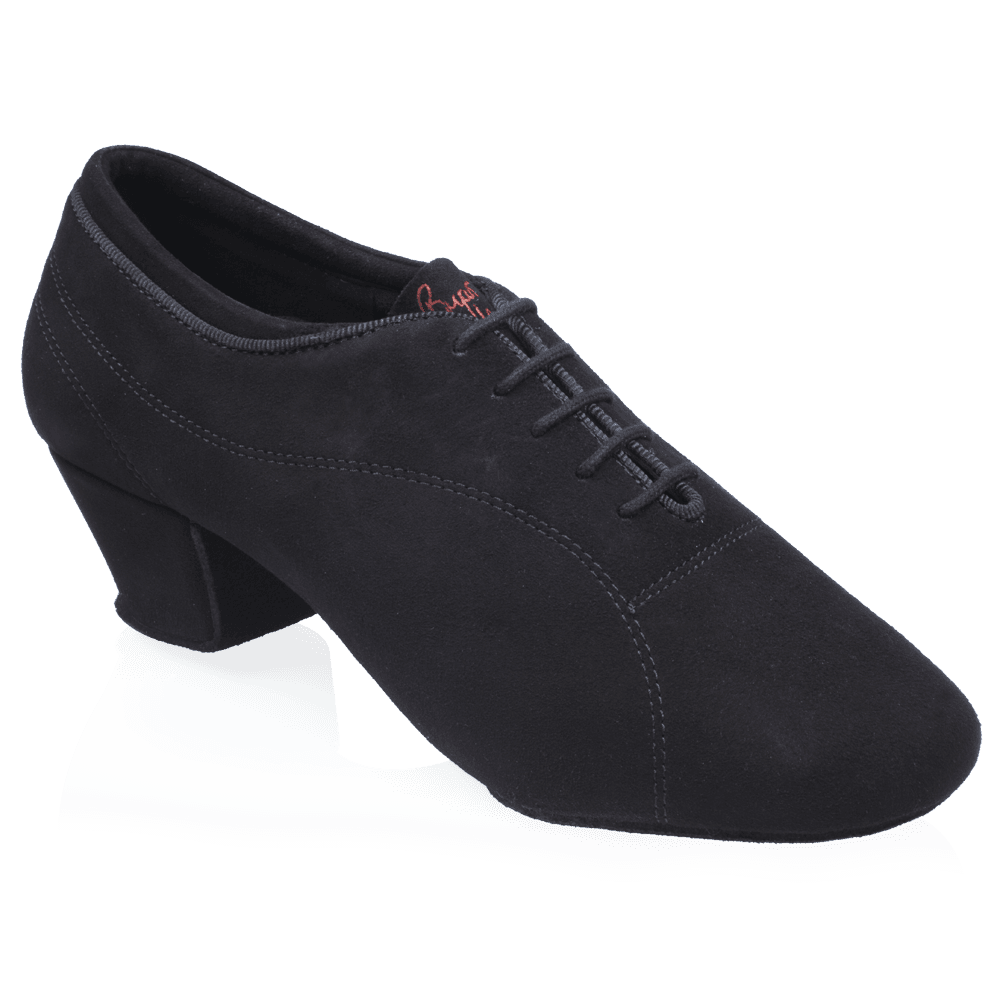 BW111 Bryan Watson | Black Nappa Suede | Latin Dance Shoes
