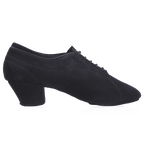 BW111 Bryan Watson | Black Nappa Suede | Latin Dance Shoes