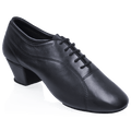BW111 Bryan Watson | Black Leather  | Latin Dance Shoes