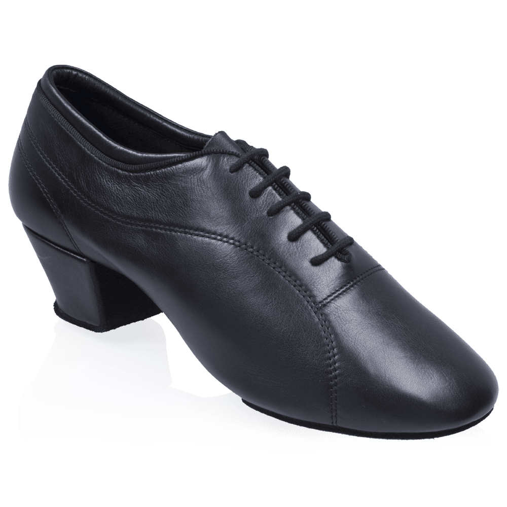 BW111 Bryan Watson | Black Leather  | Latin Dance Shoes