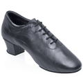 H447 Zephyr | Black Leather | Latin Dance Shoes