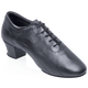 H447 Zephyr | Black Leather | Latin Dance Shoes