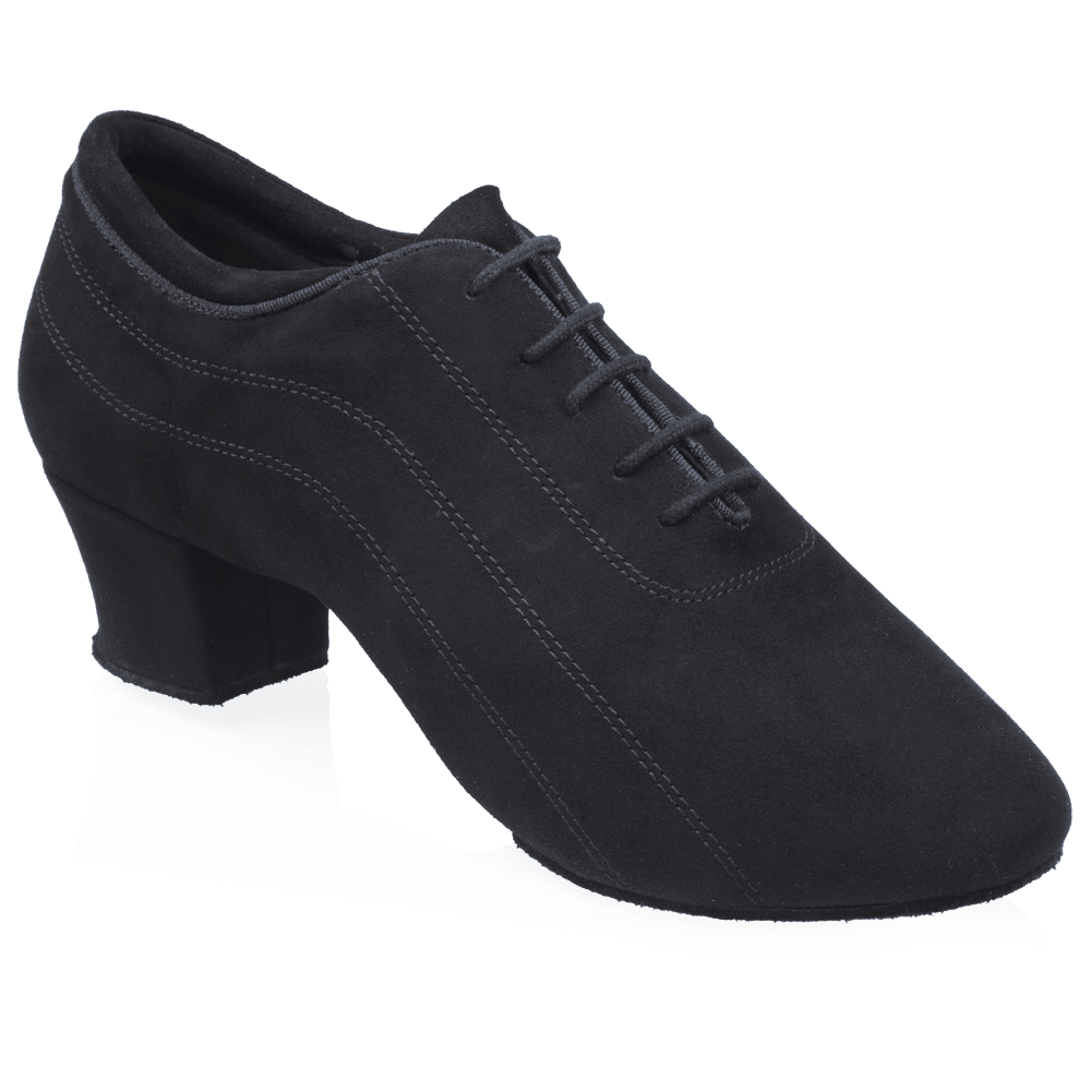 H447 Zephyr | Black Nappa Suede Leather | Latin Dance Shoes