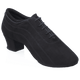 H447 Zephyr | Black Nappa Suede Leather | Latin Dance Shoes