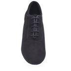 H447 Zephyr | Black Nappa Suede Leather | Latin Dance Shoes