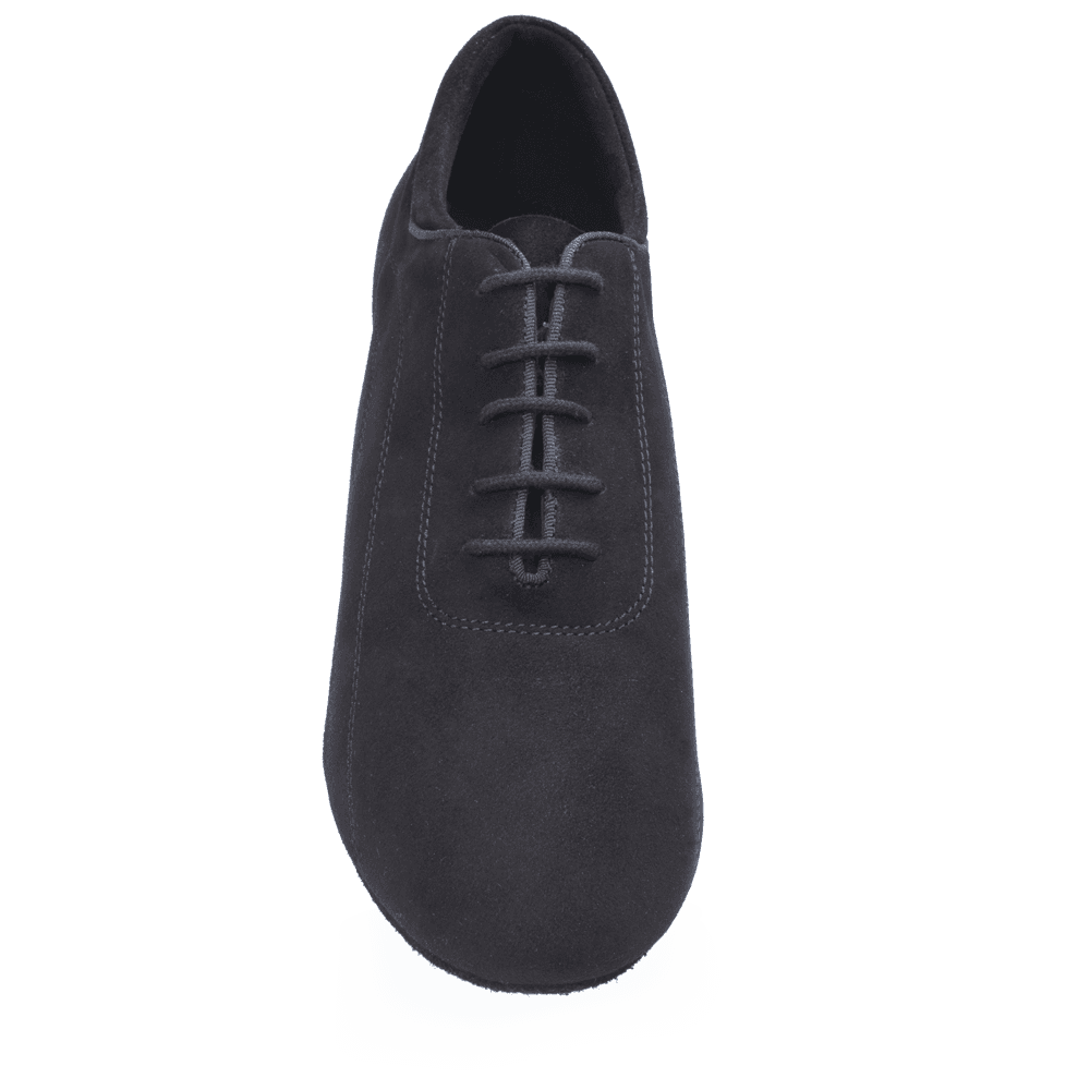 H447 Zephyr | Black Nappa Suede Leather | Latin Dance Shoes