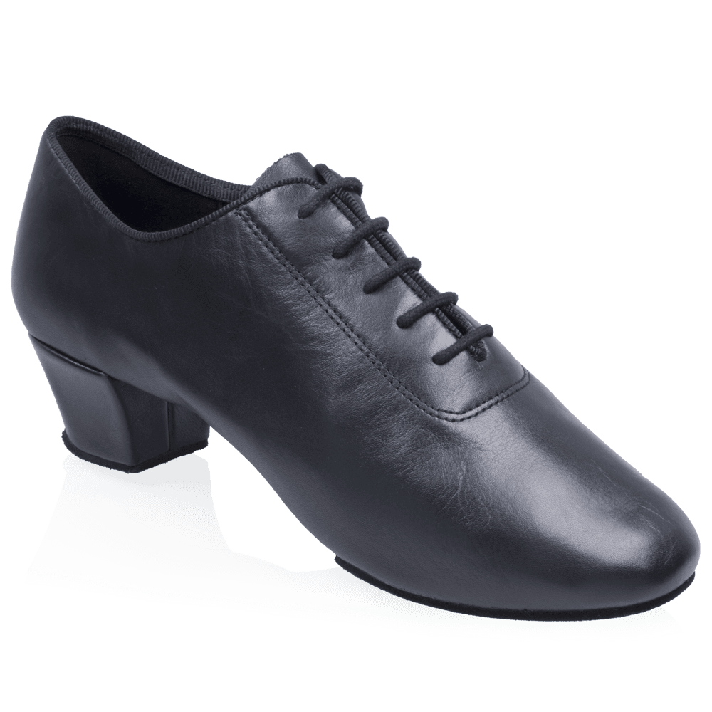 H460 Thunder | Black Leather | Latin Dance Shoes