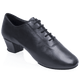 H460 Thunder | Black Leather | Latin Dance Shoes
