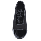 H485 Caspian | Nappa Suede Leather/Patent | Latin Dance Shoes