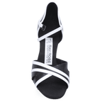 Aurora - Black/White Leather