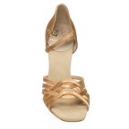H845-X Persephone Xtra | Light Tan Satin | Latin Dance Shoes