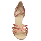 H860-X Kalahari Xtra | Dark Tan Satin | Ladies Latin Dance Shoes
