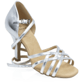 H860-X Kalahari Xtra | Silver (Reflective) | Ladies Latin Dance Shoes