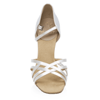 H860-X Kalahari Xtra | White Satin | Ladies Latin Dance Shoes