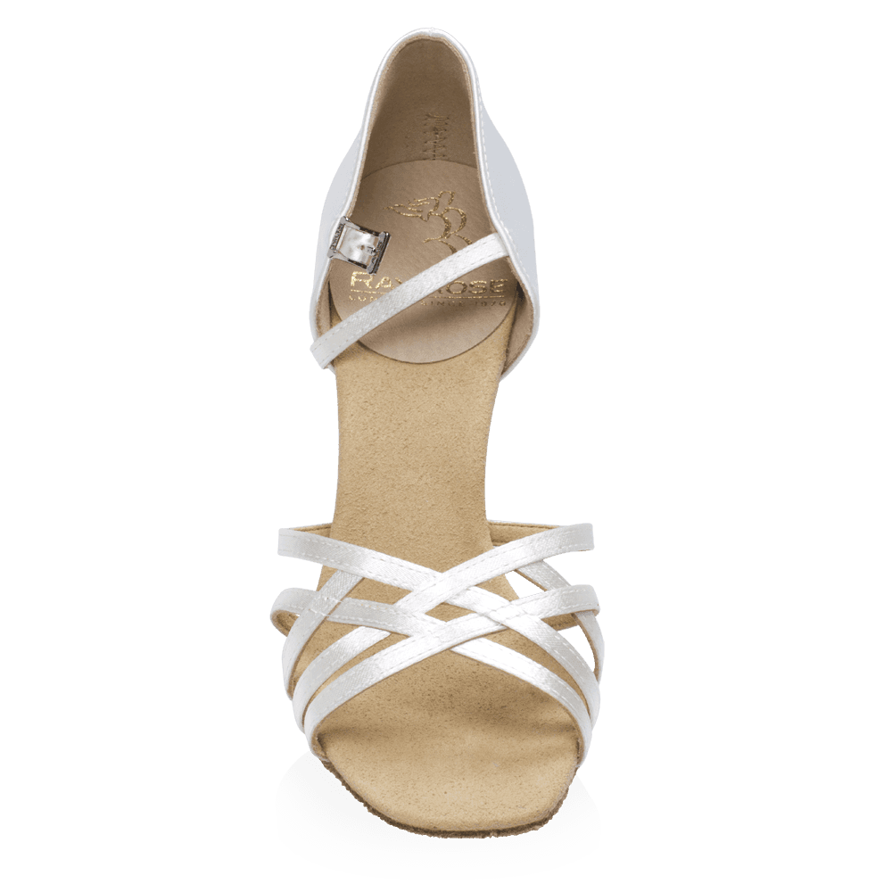 H860-X Kalahari Xtra | White Satin | Ladies Latin Dance Shoes