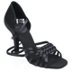 H869-X Moonglow Xtra | Black Satin | Ladies Latin Dance Shoes