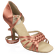 H869-X Moonglow Xtra | Dark Tan Satin | Ladies Latin Dance Shoes
