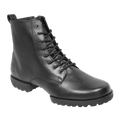 Dance Military Boot - Black Leather - Military Dance Boot – Durable, Stylish Footwear for Stage & Practice