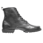 Dance Military Boot - Black Leather