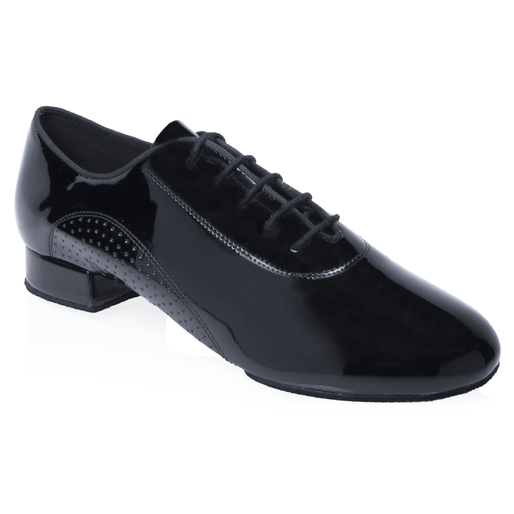 339 Austin | Black Patent(with Perforated Arch) | Standard Ballroom Dance Shoes